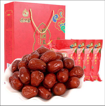 Red Dates Wholesale from Xinjiang, Bagged Hotan Dates, Gift Box Packed Premium Dates, Dried Fruit Dates, Hotan Jade Dates