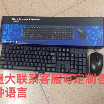 Small Language Neutral English Packaging Arabic Russian French Spanish Keyboard Computer Keyboard Mouse