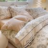 Thickened Cotton Sanding Four-piece Set 100 Cotton Ecological Sanding Printing Four-piece Set Cotton Bedding for Autumn and Winter