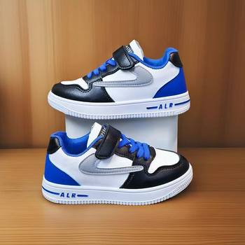 Boys' Sneakers Spring and Autumn New Children's Middle and Large Children's Girls' Low-top Lightweight Soft-soled Waterproof Shoes for Boys and Primary School Students