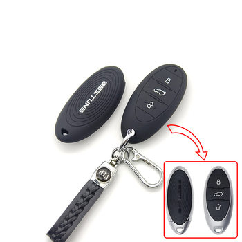 Key case for FAW Pentium BESTUNE T33 T77 T99 3 key car key silicone case