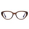 Pure European and American Style Cat's Eye Glasses Myopia Women's Anti-Blue Light Flat Glasses Student's Plain Artifact Round Face Shows Small Tide Cool