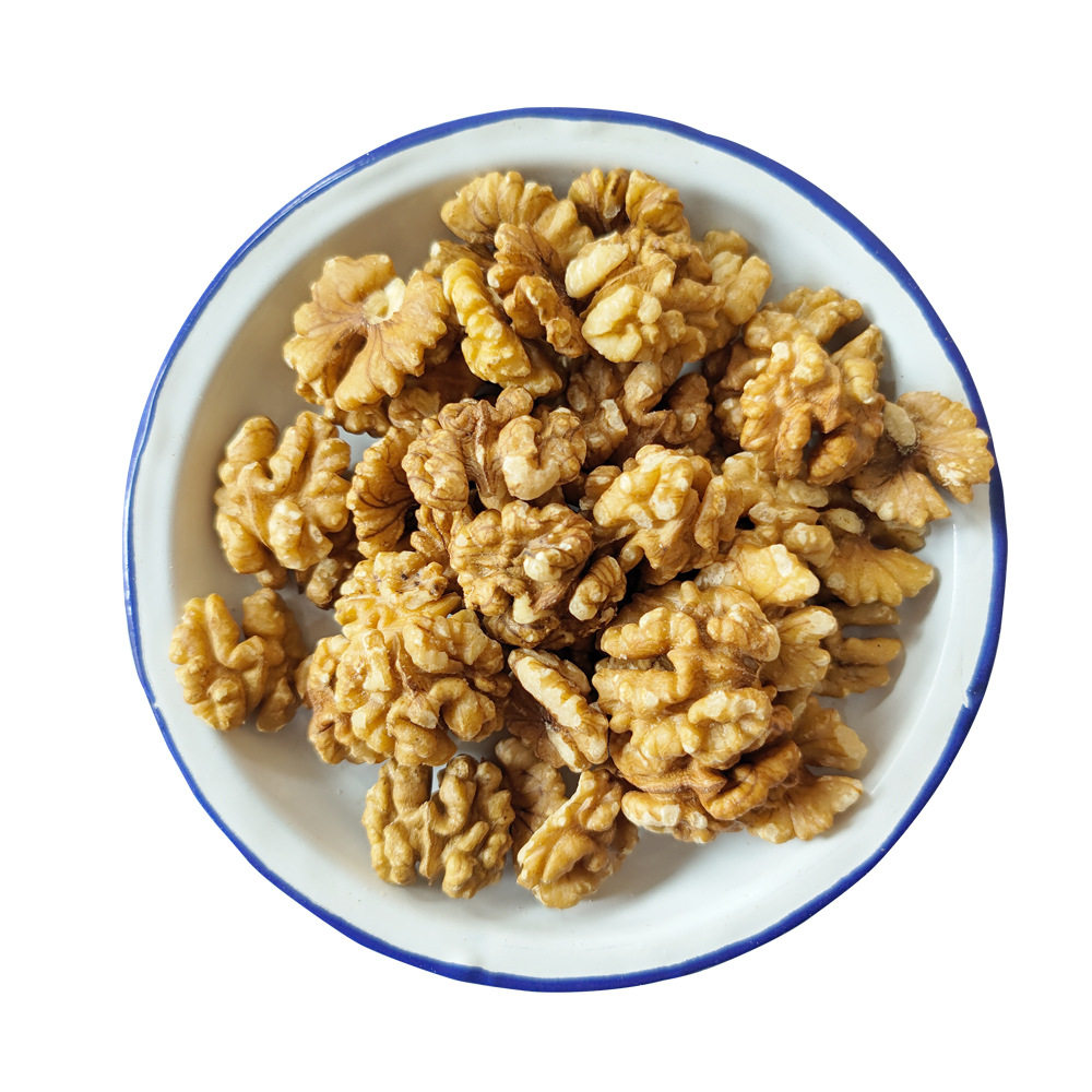 According to KG, walnut kernel nuts with clothes are peeled, roasted, cooked, First Road, Second Road, Third Road, broken, a large number of wholesale bulk broken snacks