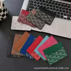 Big Brand Dog Teeth Card Holder Card Holder Suitable for Driver's License Card Holder Style Unisex Leather Case Certificate Bag Multi-digit