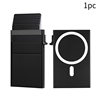Magnetic Aluminum Alloy Card Holder Automatically Pops up Business Card Box Anti-Theft Brush Anti-Degaussing Rfid Card Holder Metal Card Holder
