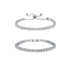 Cross-Border Fashion Zircon Bracelet for Women Niche Simple Crystal High-End Bracelet Accessories Jewelry Jewelry Wholesale