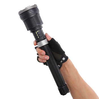 New P360 Rechargeable Long-Range Outdoor Xenon Lamp with High Power and Long Battery Life 15000 Lumens Aluminum Alloy Flashlight