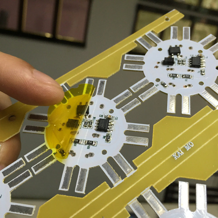 PI gold finger tape high viscosity non-residual glue insulation high temperature glue brown polyimide high temperature resistant tape manufacturers