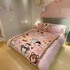Cross-border Internet Famous Ins Style Double-sided Sofa Towel Multi-purpose Blanket Blanket Pink Pooh Sofa Cover Cushion
