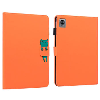 For Samsung A9 flat panel protective case A9plus protective case X210 anti-drop cartoon Galaxy11 inch leather case