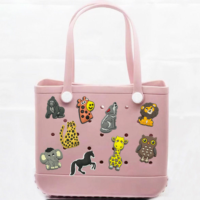 New Cartoon Animal World Clogs Shoes Flower Shoes Jewelry Shoes Accessories Shoes Decoration Shoe Buckles Shoe Accessories Pvc