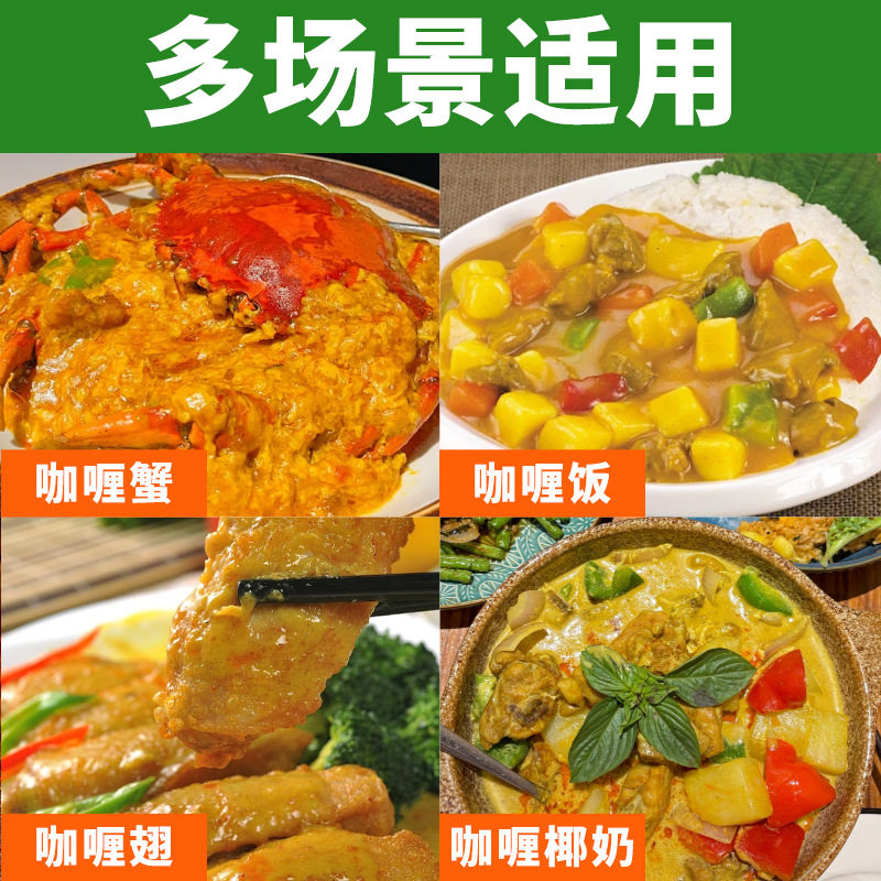 Curry Powder Bagged Household Commercial Southeast Asian Style Curry Powder Seasoning Thai Style Curry Seasoning