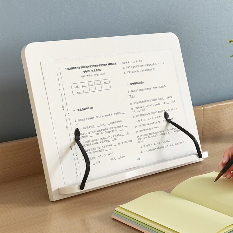 Reading Rack Reading Stand Kidsren's Reading Rack Multi-Functional Bookshelf Table Desktop Fixed Book Rack Wooden Book Holder