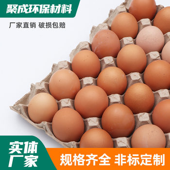 Customized Egg Tray, Biodegradable Pulp, Shock-Proof Egg Tray, 30 Eggs, Shock-Proof and Broken Pulp Egg Tray for Transportation