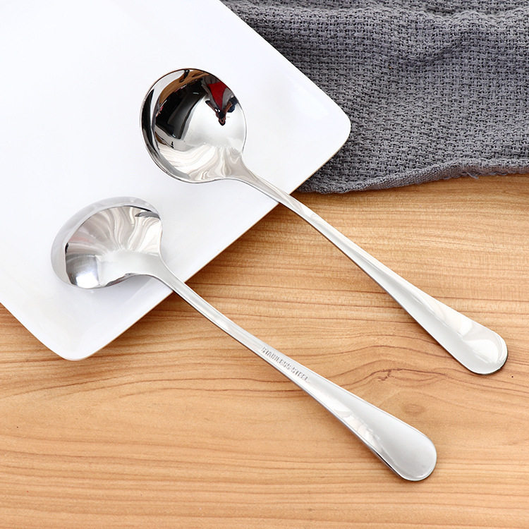 Stainless steel spoon cutlery knife and fork spoon long handle coffee spoon children's soup spoon home gift