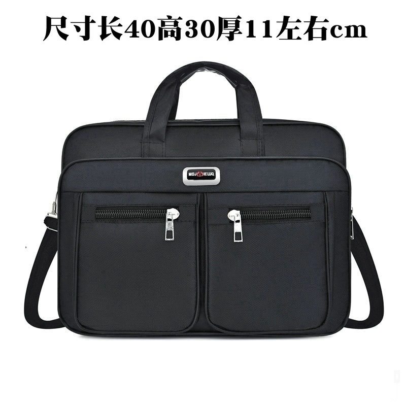 Men's Oversized 20inch Shoulder Messenger Bag New Oxford Cloth Waterproof Wear Business Portable Briefcase High Quality