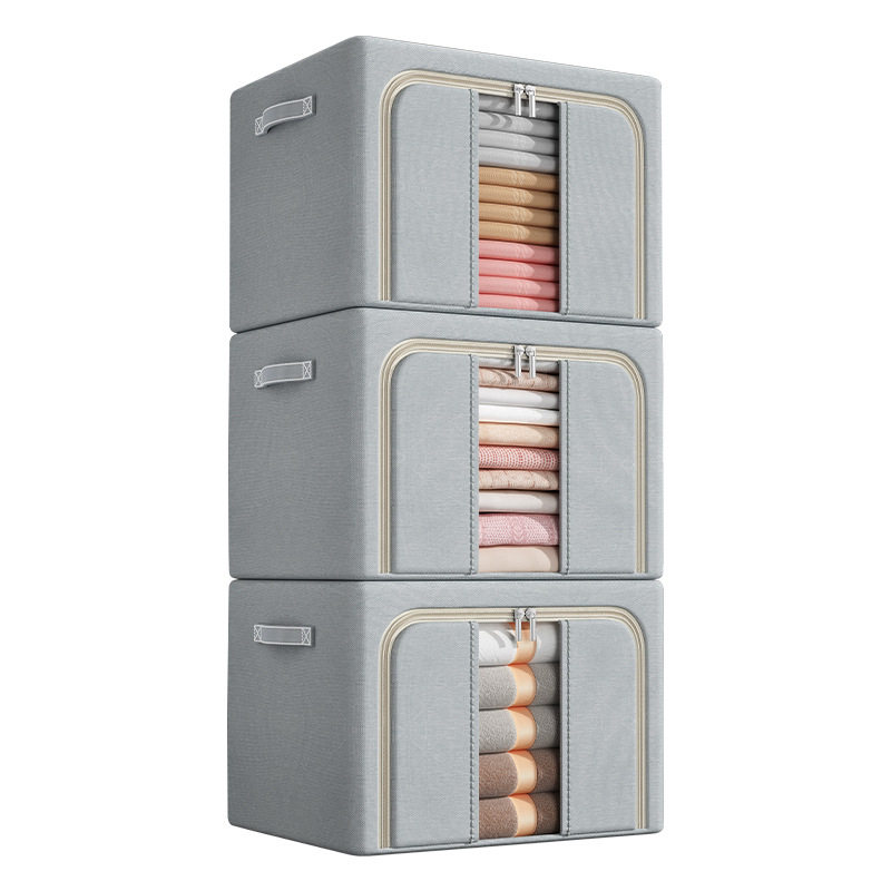 Oxford Cloth Storage Box for Home Clothes, Quilt Folding Organizer Box, Moving Seasonal Large Storage Box