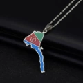 Steel color necklace a