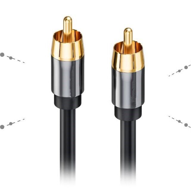 Fever Hifi Digital Audio Coaxial Line Coaxial75 Ohm Subwoofer Line Spdif Line Lotus Line