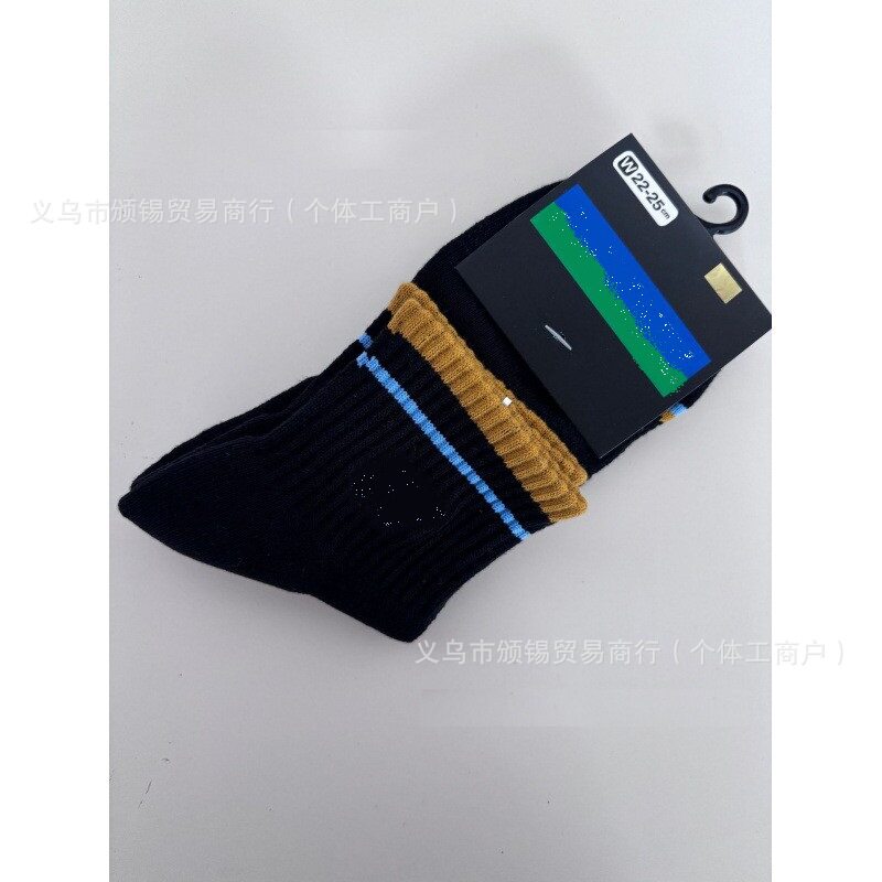 新品尤尼多克斯刺绣中筒毛巾底羽毛球袜子 户外运动棉袜 男女款