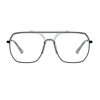 S31771 New 2024 Anti-blue Glasses Ins Trendy Flat Glasses Frame Metal Plain Style Glasses Frame Korean Style