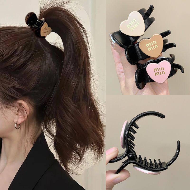 Hairpin for Women 2025 New Style Heart Bun Hairpin Elegant Small Hairpin Hair Accessory for High Ponytail