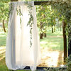 Curtain Outdoor Forest Lawn Wedding Decorations Four Side Lock Edge Decorative Curtain Wedding Party Curtain Arch Veil
