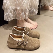 Thick-Soled Inner Heightening All-Inclusive Birkenstock Shoes for Women 2025 Autum New Slip-On Shoes Beanie Shoes Birkenstock Lo