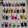 Весенне-летние женские носки-лодочки happysocks с глубоким вырезом и неглубокой горловиной, многоцветные трендовые короткие носки-лодочки из натуральной кожи оптом mini 22