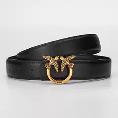 Bird Leather Belt for Women, Simple and Unique, Artistic Denim Casual Pants Belt, Stylish and Fashionable Women's Leather Belt