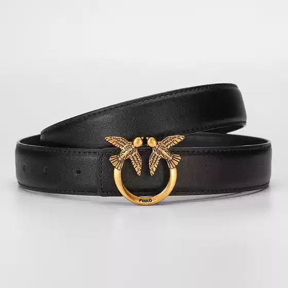 Bird Leather Belt for Women, Simple and Unique, Artistic Denim Casual Pants Belt, Stylish and Fashionable Women's Leather Belt