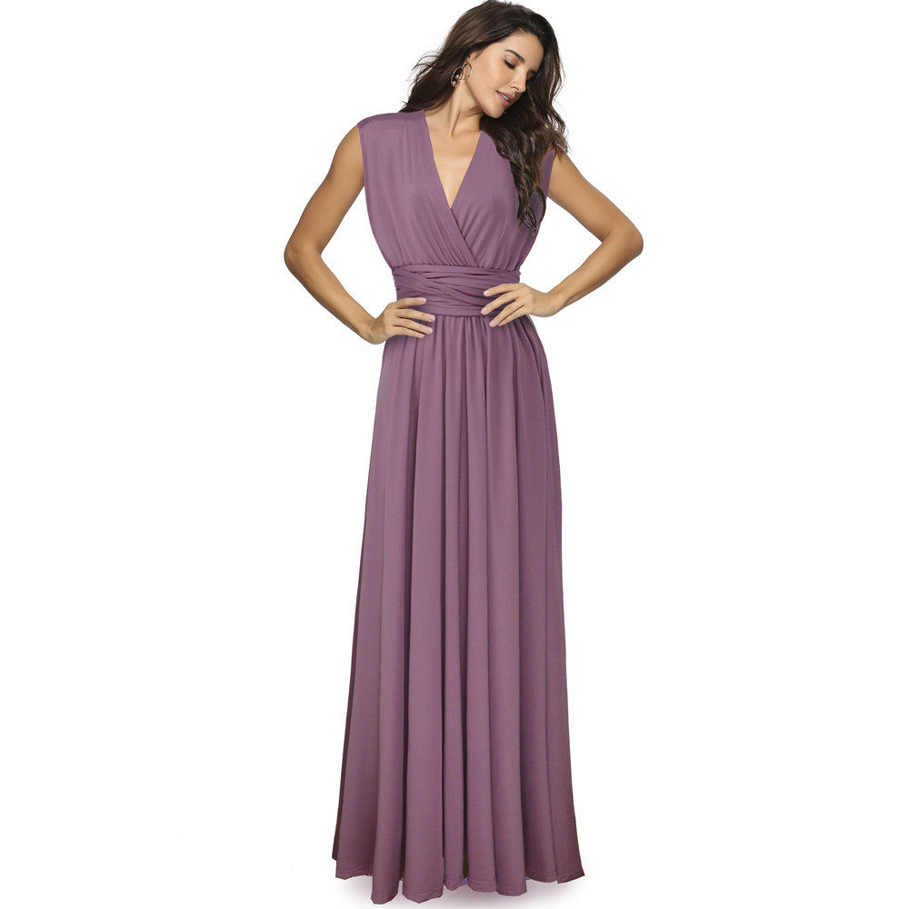 Cross Back Sexy Maxi Dress Adjustable Straps Elegant Design Perfect for Parties Wholesale Available