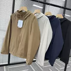 Technology fabrics! Windproof and waterproof! Spring and Summer New Men's Outdoor All-match Hooded Breathable Mesh Jacket Jacket for Men