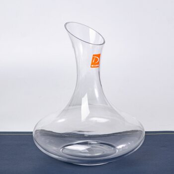 Deli decanter lead-free glass manufacturers transparent wine wine dispenser oblique restaurant wine jug long neck wine wholesale