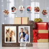 Cross-Border Spot Wooden Anniversary Photo Frame Wooden Photo Frame Desktop Ornaments Home Wooden Wedding Commemorative Photo Frame