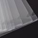 30 Pack A4 Thickened Single Folder L-shaped Folder Transparent Two-page File Set Thickened Single-page File Bag