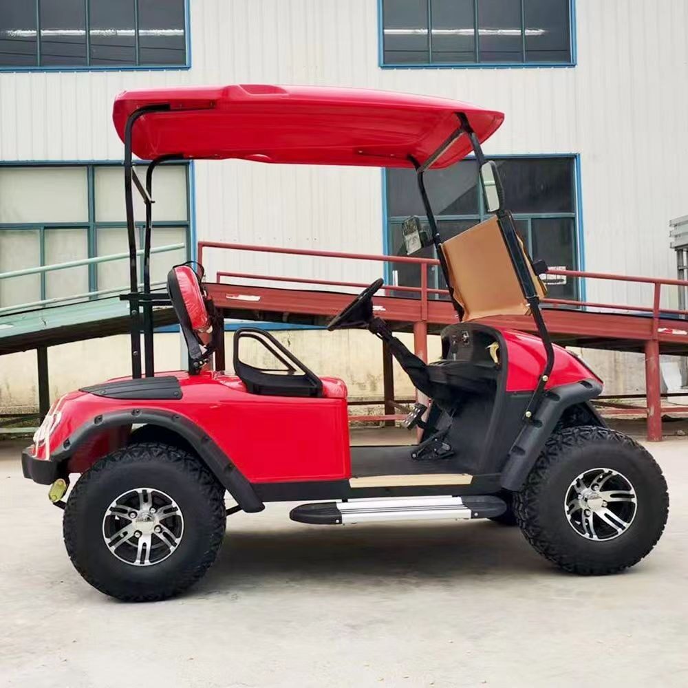 Golf Cart 2-Seater Sightseeing Car Hotel Reception Electric Golf Cart Off-Road Version Golf Cart