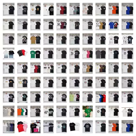 Cross-Border 25Ssj Brand Printed Logo Loose Short-Sleeve Unisex Casual Fashion Versatile T-Shirt