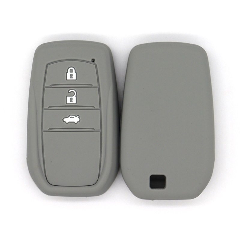 Suitable for Toyota Camry Crown Lu Fang Lei Ling Highlander Prado Asian Dragon car key case soft rubber bag