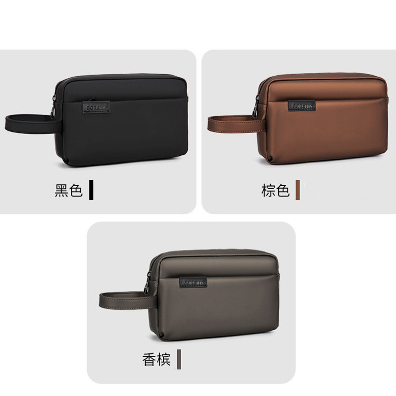 All-match large capacity trendy men's handbag new men's clutch waterproof ultra-light multi-pocket clutch