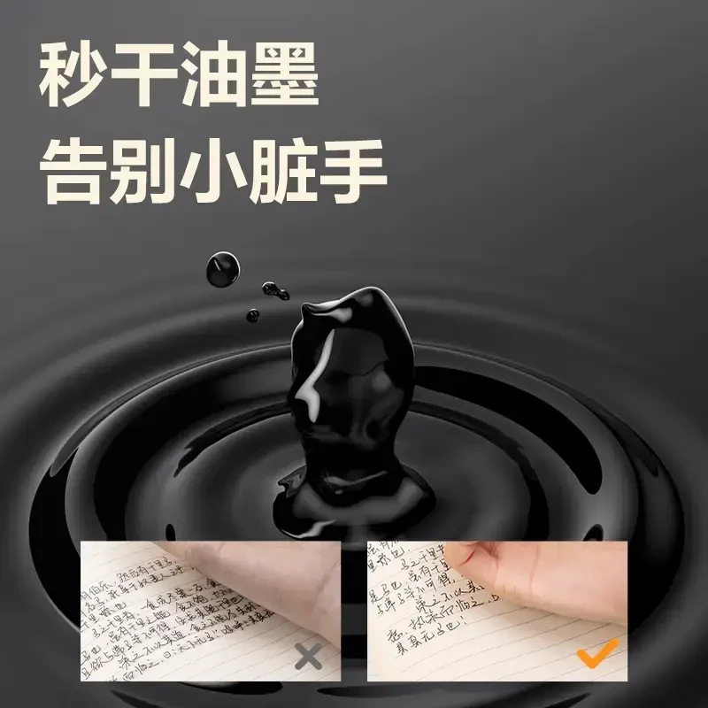 Teacher 50 Recommends White Pen for Quick-Drying Exam Students with Retractable Gel Pen