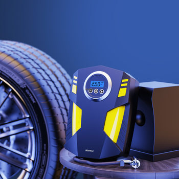 Car Air Pump Small Car Tire Electric Air Pump Car Portable Handheld Intelligent Digital Display Air Pump