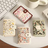 New Floral Oil Painting Card Holder for Women, Vintage Style Multi-Card Slot Bank Card Id Large Capacity Card Holder