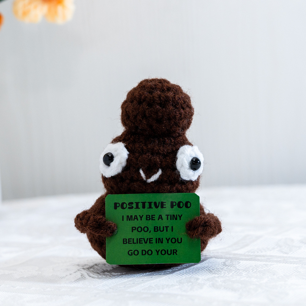 亚马逊新品Cute Frog Toy Card有趣的动物钩织玩具礼物创意礼品