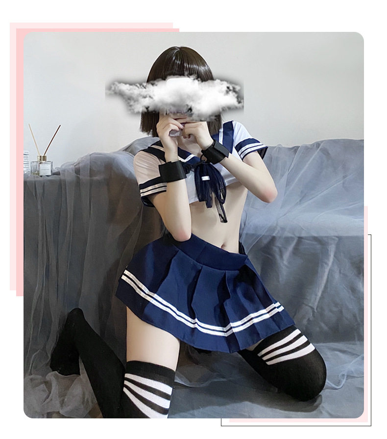 Sexy Underwear Temptation Suit Sexy Tight Student Uniform Miniskirt cosplay Stage Outfit