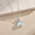 Серебряное ожерелье из светлячков X1702#