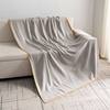 Scandinavian Style Accessible Luxury Acrylic Knitted Blanket Herringbone Pattern Casual Fashion Throw Blanket Aviation Blanket Skin-Friendly and Soft