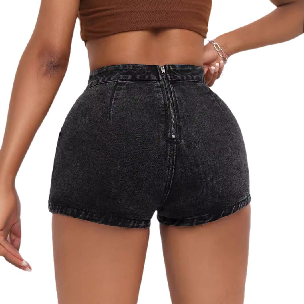Womens Slim Fit Denim Shorts Comfortable Stylish Casual Perfect for Summer Outings Wholesale Available