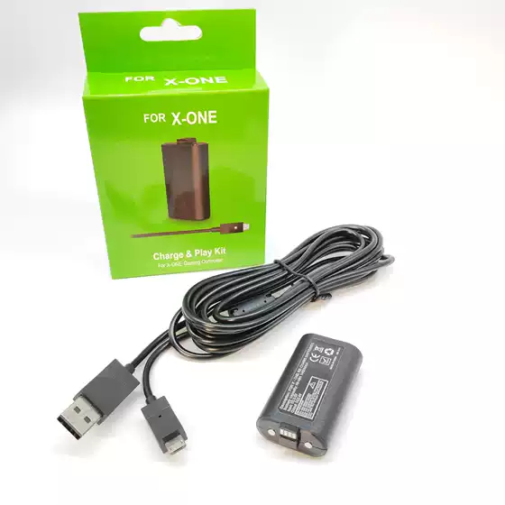 Suitable for X-Box One Battery Set, X-Box One Controller Built-In Battery Pack + 2.75m Data Cables
