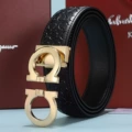 8 gold buckle horseshoe pattern
